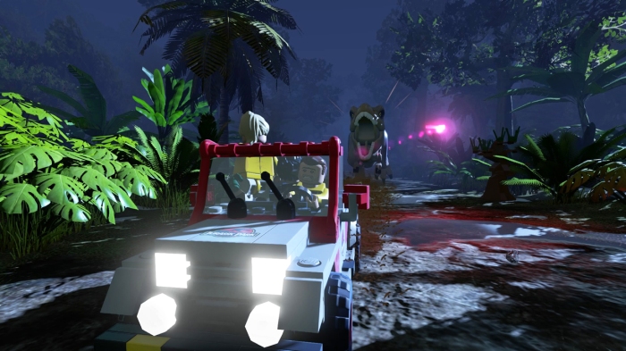 Lego Jurassic World Jeep Chase